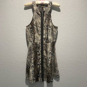 Snake Print Dress